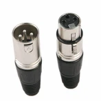 Cabo de microfone de áudio Conector XLR de 3 pinos